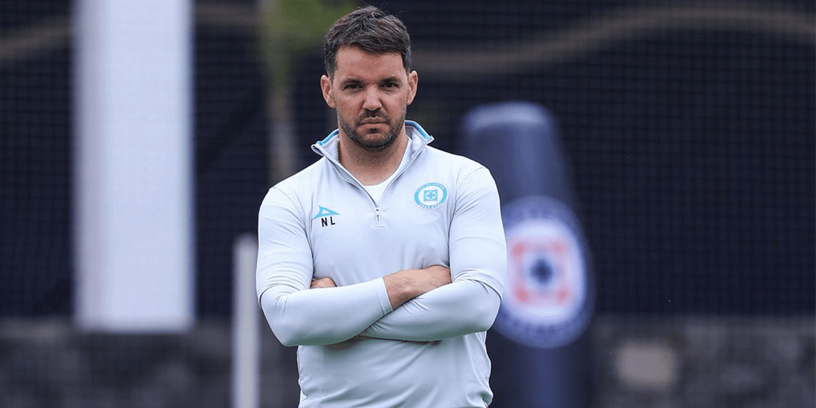 Larcamón en entreno. Foto: Cruz Azul