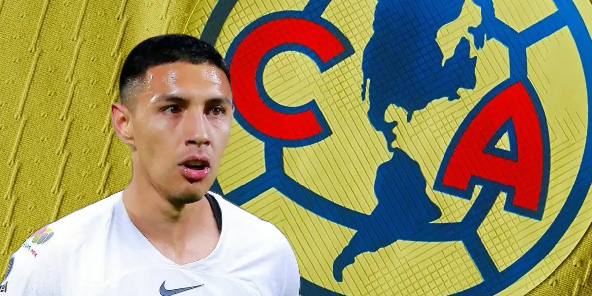Leonardo Suárez y escudo del América/ Foto Soy Fútbol.