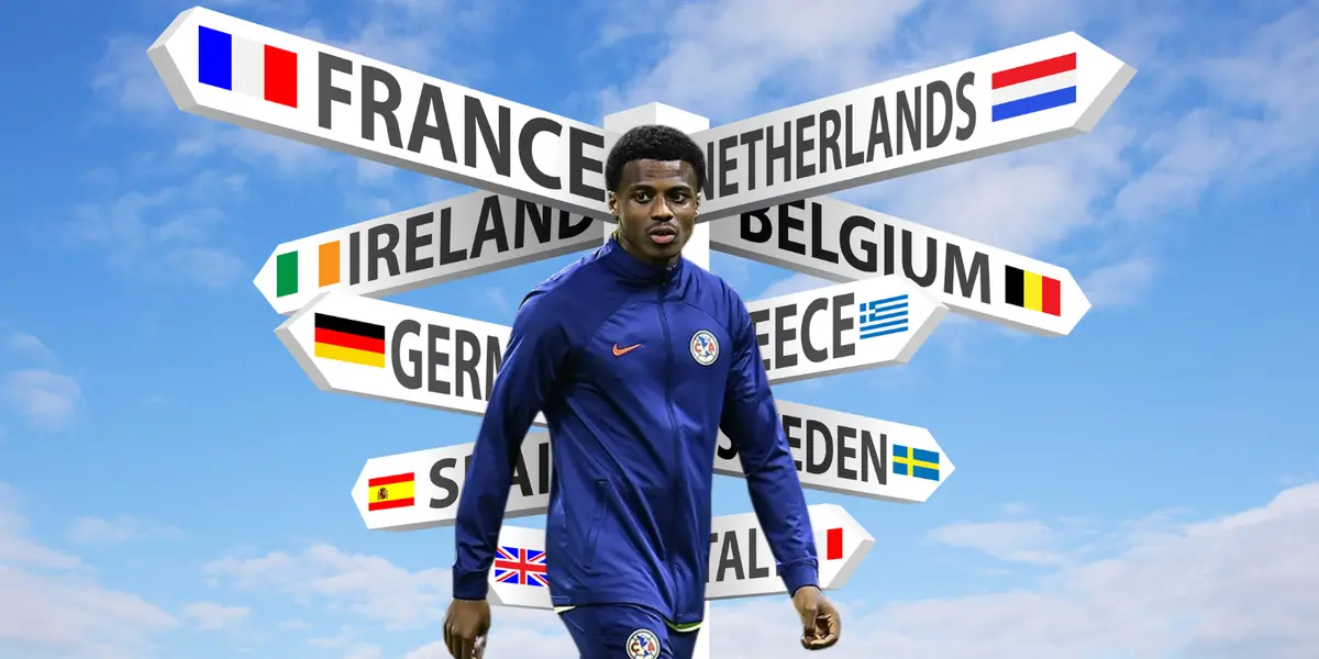 Letreros de Europa tomados de Canva, con Dilrosun al frente