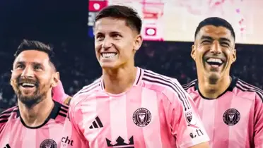 Lionel Messi, Brian Rodríguez y Luis Suárez / FOTO NACIÓN DEPORTES