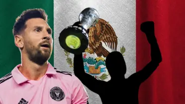 Lionel Messi junto a jugador incógnito / FOTO MLS