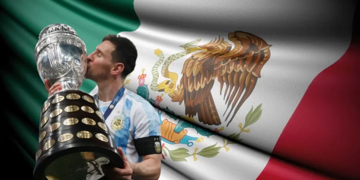 Lionel Messi levantando la Copa América del 2021 / FOTO AP