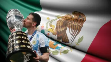 Lionel Messi levantando la Copa América del 2021 / FOTO AP