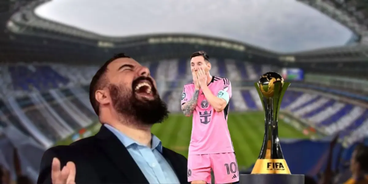 Lionel Messi se lamenta una falla del Inter Miami durante un partido de la Concachampions