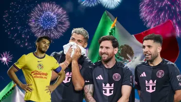 Lionel Messi y más jugadores del Inter de Miami, Henry Martín con manso en cintura/ Foto Expedia.