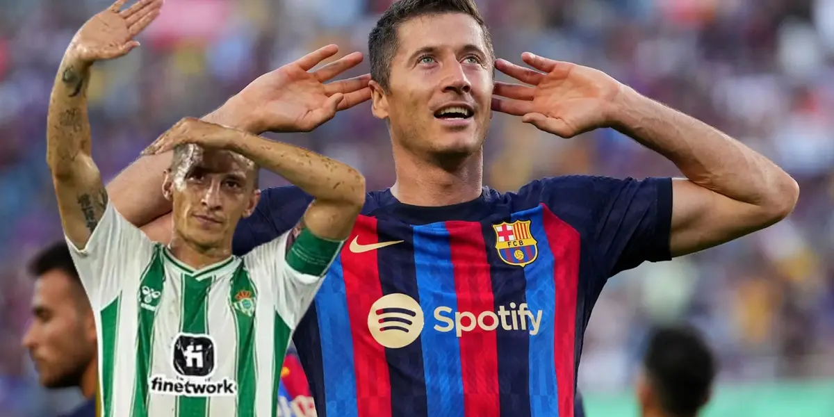Lo que hizo Lewandowski con Guardado en su último partido en Betis