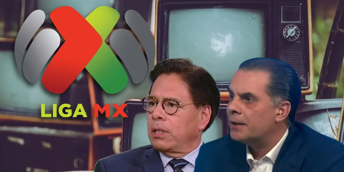 Logo de Liga MX, Christian Martinoli y John Laguna/Foto Red Uno.