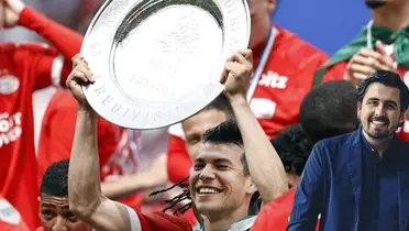 Lozano celebrando el título de la Liga 23-24. Foto: El Economista