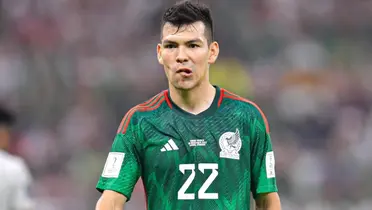 Lozano en partido. Foto: Azteca
