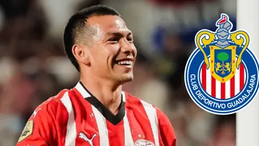 Lozano en partido son PSV, foto: Récord