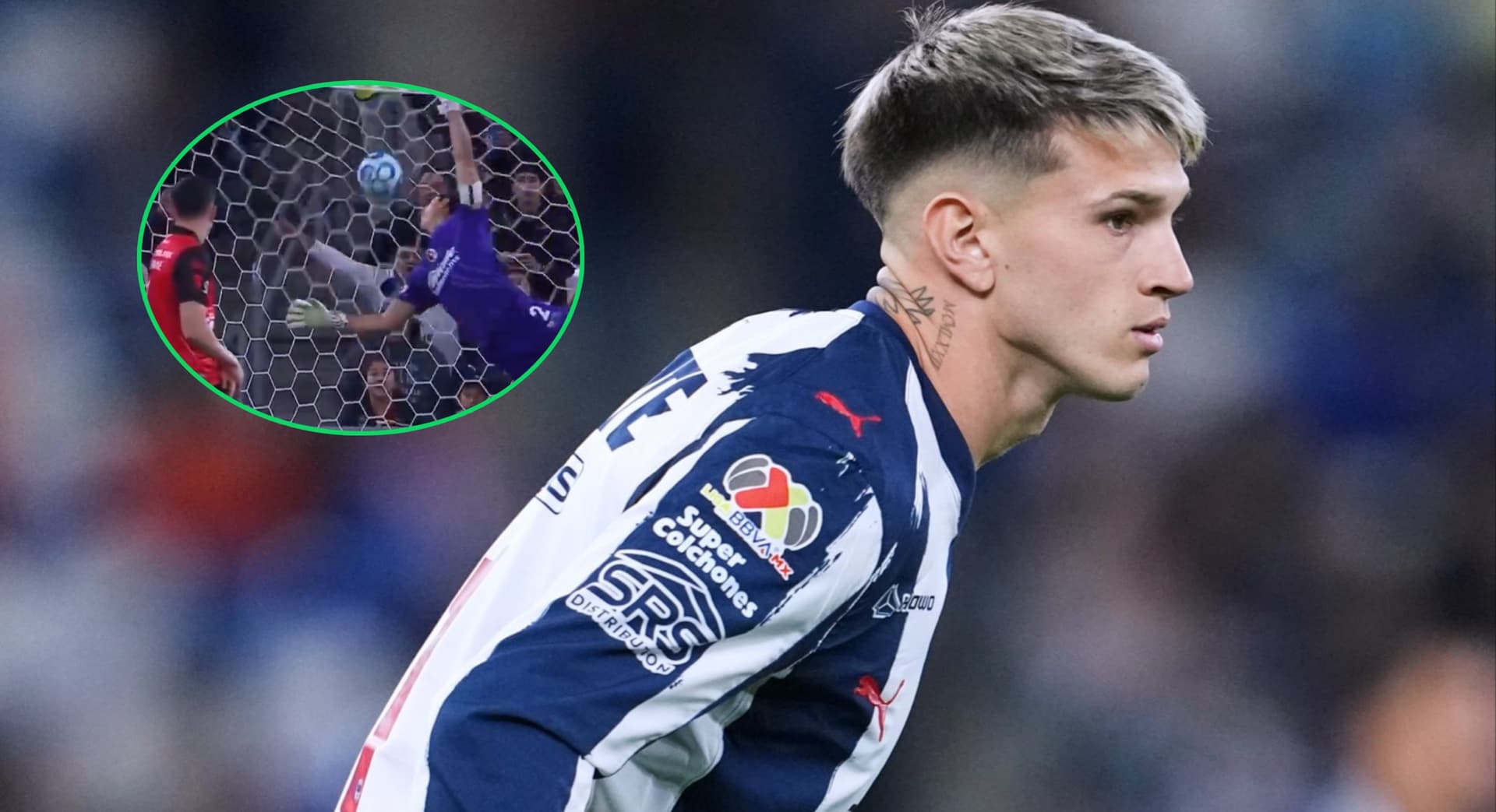 Luca Orellano debutó a lo grande con Rayados en el Gigante de Acero