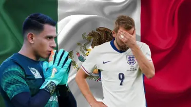 Luis Ángel Malagón junto a Harry Kane / FOTO MEDIOTIEMPO