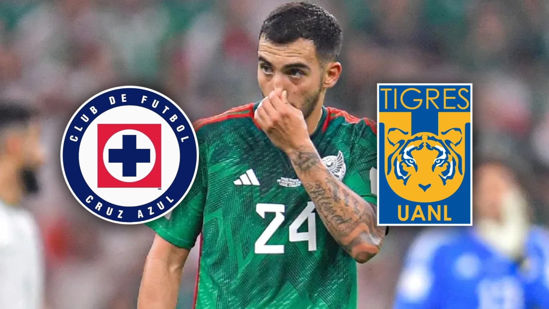 Luis Chávez con la selección mexicana
