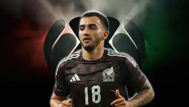 Luis Chávez junto al logo de la Liga MX / FOTO 90 MIN