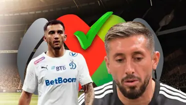 Luis Chávez y Héctor Herrera/Foto Infobae.