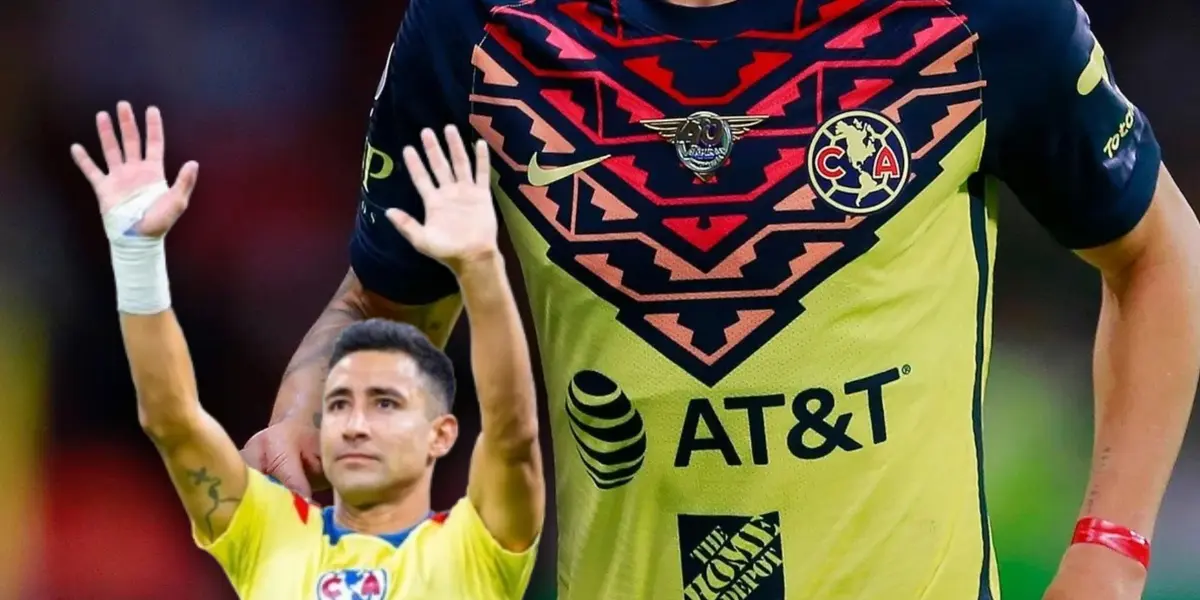 Luis Fuentes y camiseta del América/Foto Debate.