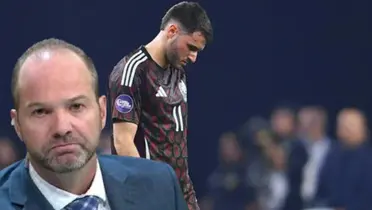 Luis García junto a Santiago Giménez / FOTO SOYFÚTBOL