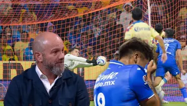 Luis García, Luis Malagón atajando y Rodrigo Huescas triste/Foto Milenio.