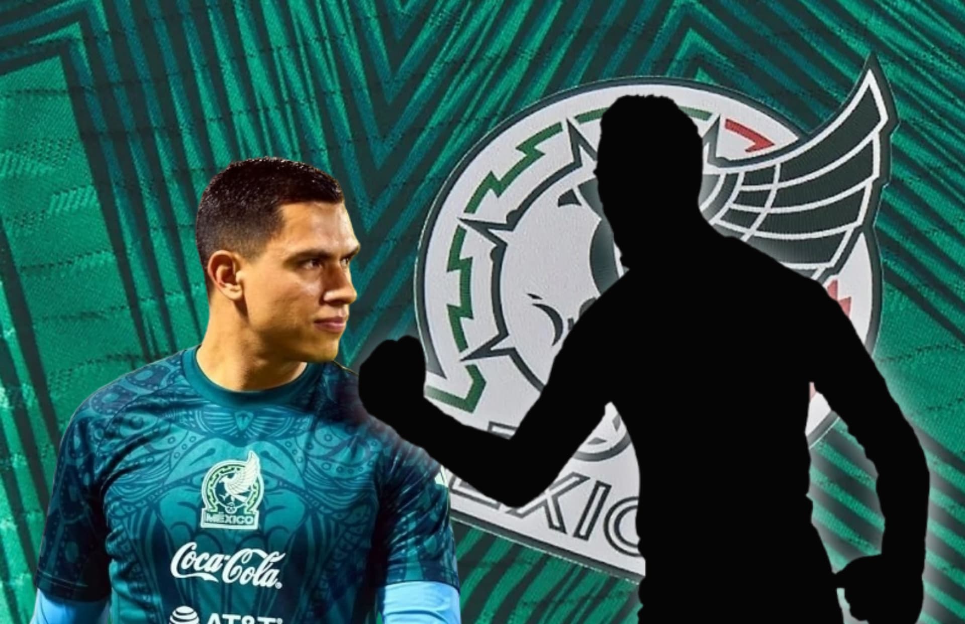 Luis Malagón y silueta de arquero/Foto Soy Fútbol.