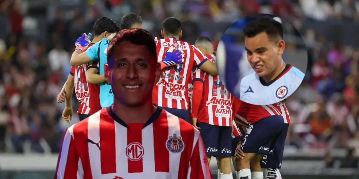 Luis Romo, Charly Rodríguez y futbolistas de Chivas/Foto Sporting News.