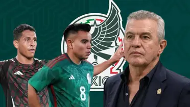 Luis Romo y Charly Rodríguez junto a Javier Aguirre / FOTO KXAN