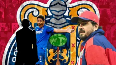 Luis Romo y futbolista incógnito junto a Amaury Vergara / FOTO CLARO SPORTS