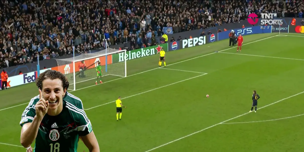 Luka Modric y el penal fallado en el Manchester City vs Real Madrid. Captura de pantalla de TNT Sports.