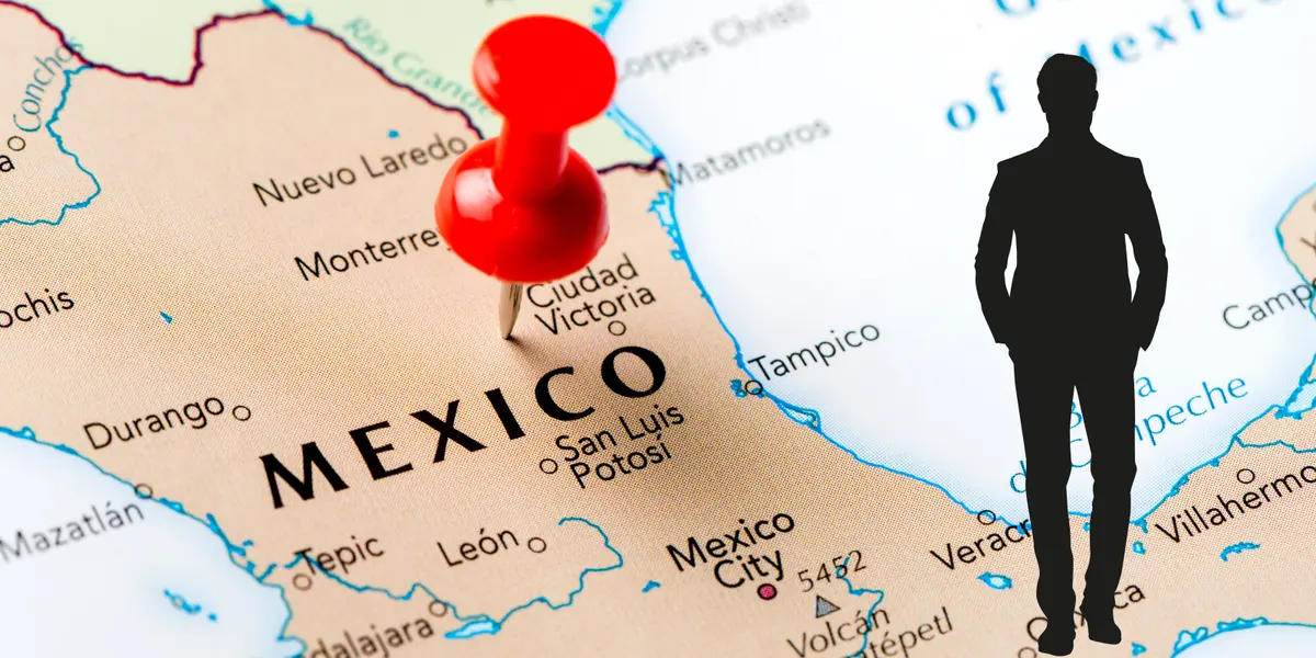 Mapa de México tomado de Canva