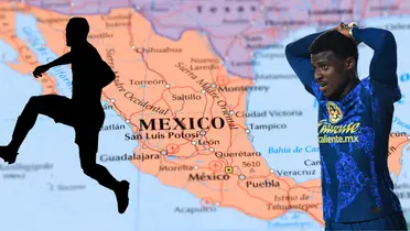 Mapa de México tomado de Canva, con Javairo al frente