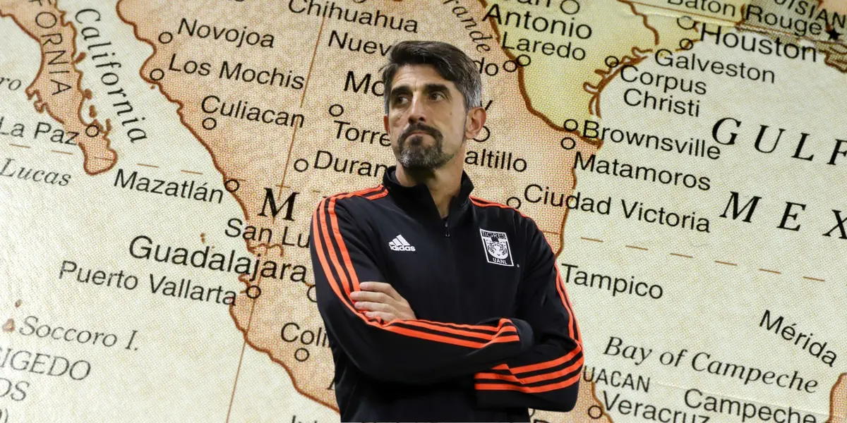 Mapa de México tomado de Canva, con Paunoviç al frente