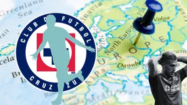 Mapa tomado de Canva, con escudo de Cruz Azul al frente.