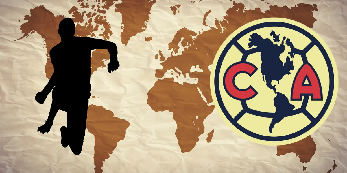 Mapa tomado de Canva, con escudo del América