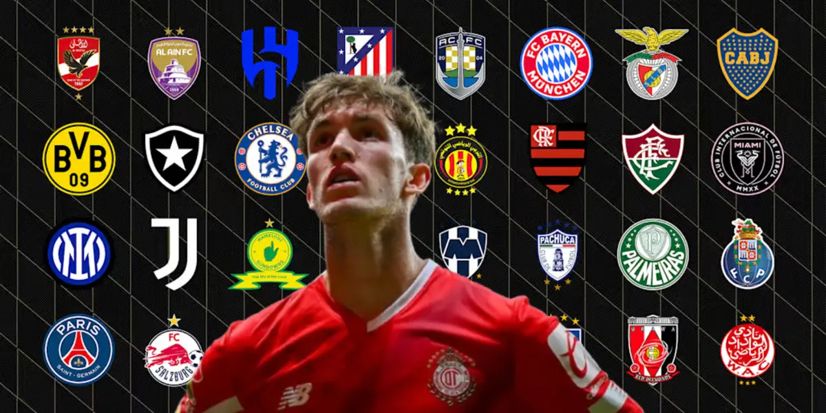 Marcel Ruiz junto a equipos concursantes del Mundial de Clubes / FOTO FUTBOL TOTAL