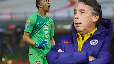 Marchesín y su guiño al América.