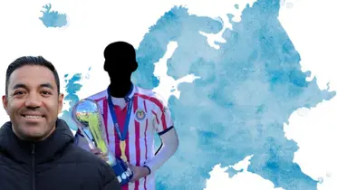 Marco Fabián y jugador incógnito de Chivas / FOTO X