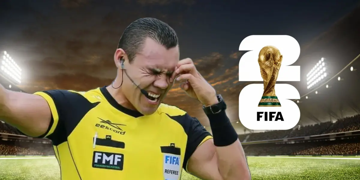 Marco Ortiz y logo de la Copa del Mundo/Foto Pinterest.