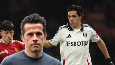 Marco Silva junto a Raúl Jiménez y Lisandro Martínez / FOTO THE NEW YORK TIMES