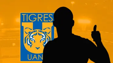 Marino Hinestroza en forma de silueta/Foto Tigres.