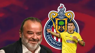 Marios Iliopoulos y Orbelín Pineda/ Foto Chivas.