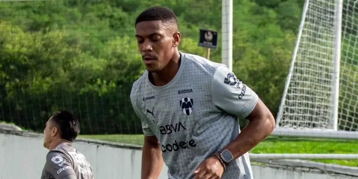 Martial en entreno. Foto: Rayados