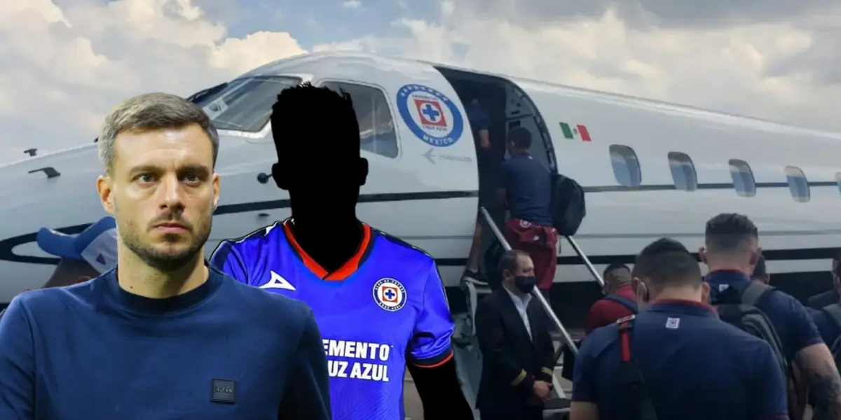 Martín Anselmi junto a futbolista incógnito de Cruz Azul / FOTO GETTY IMAGES