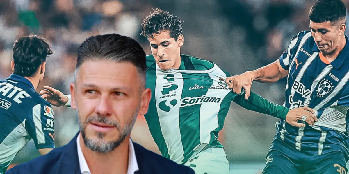 Martín Demichelis en el Monterrey vs Santos / FOTO GETTY IMAGES