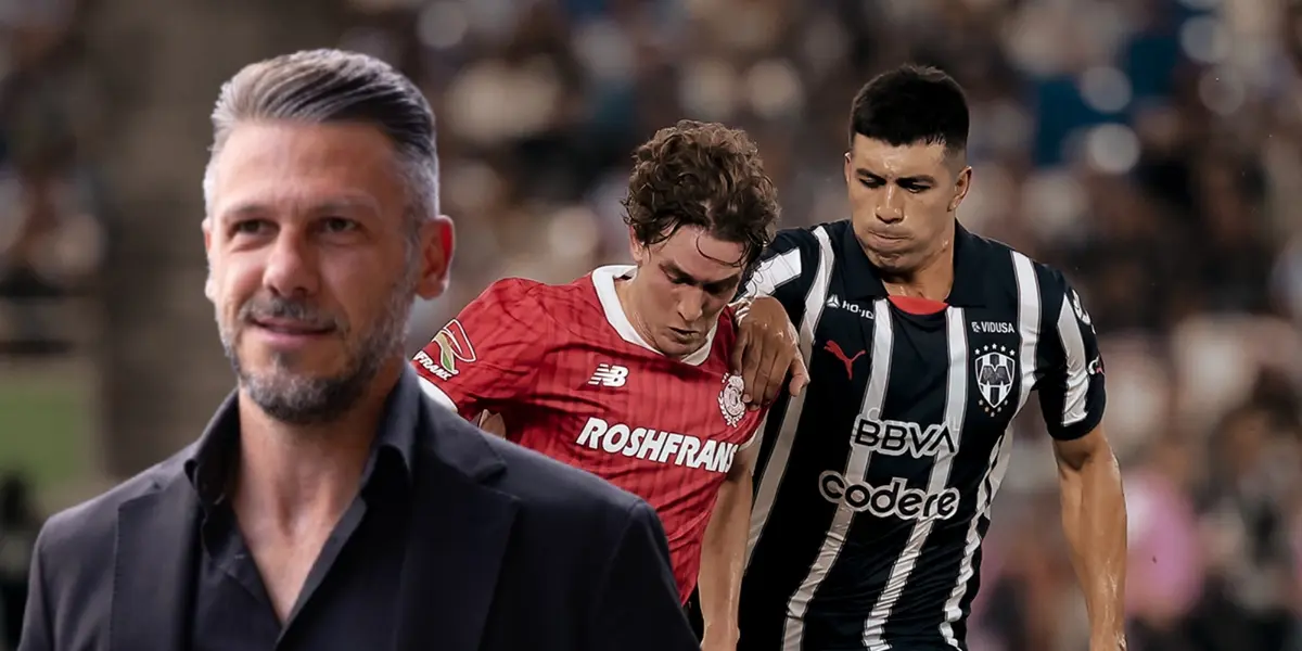 Martín Demichelis en el Monterrey vs Toluca / FOTO X