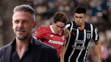Martín Demichelis en el Monterrey vs Toluca / FOTO X