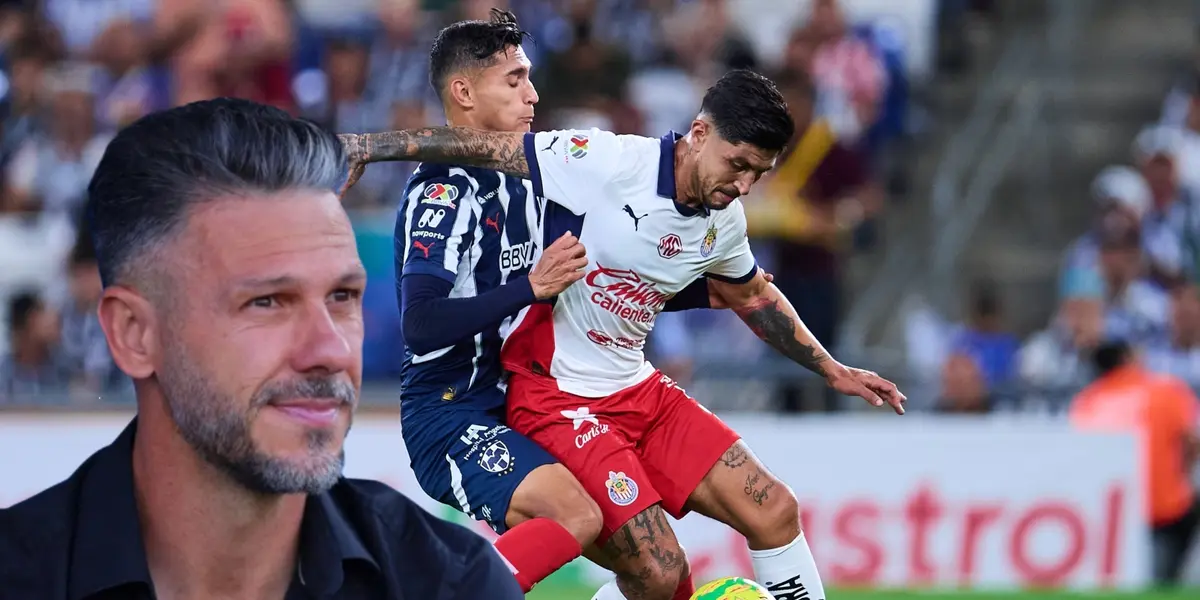 Martín Demichelis en el Rayados vs Chivas