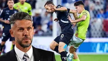 Martín Demichelis en el Rayados vs Puebla / FOTO NET TV