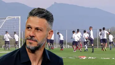 Martín Demichelis en los entrenamientos de Rayados / FOTO GETTY IMAGES