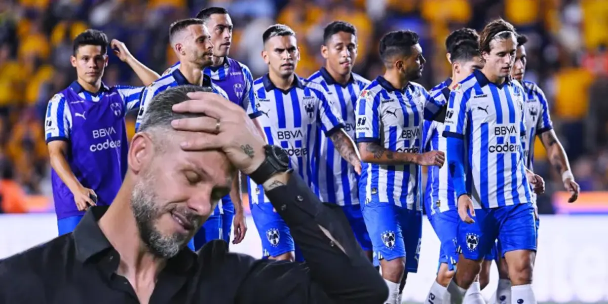 Martín Demichelis junto a futbolistas de Rayados / FOTO BOLAVIP