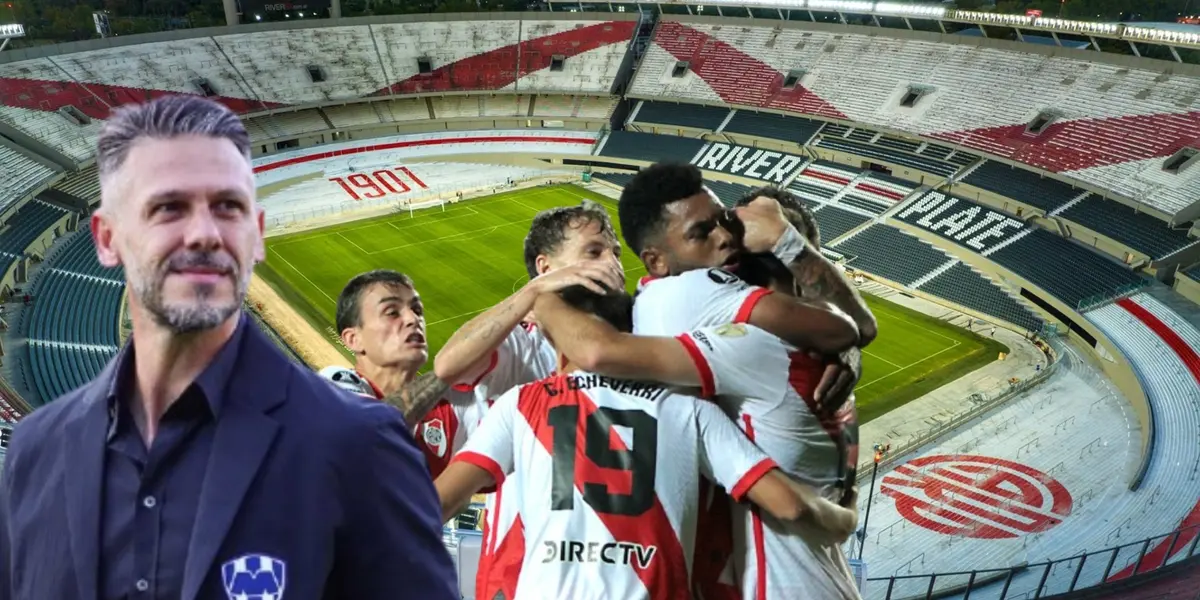 Martín Demichelis junto a futbolistas de River Plate / FOTO MEXSPORT