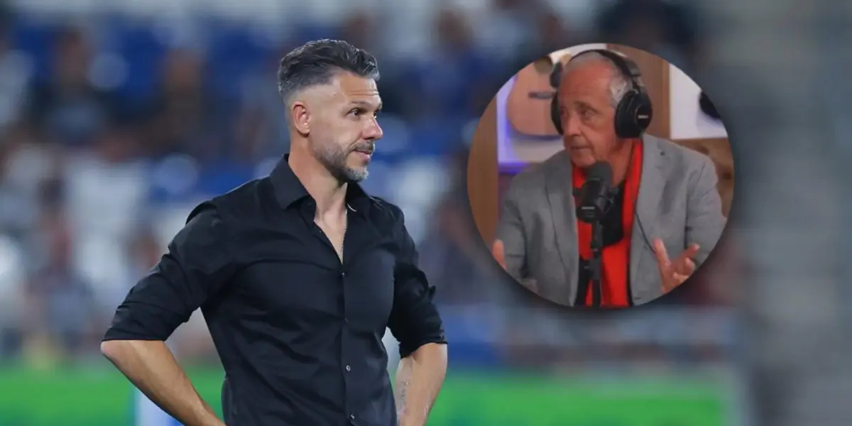 Martín Demichelis y Rodolfo D'Onofrio/ Foto Antonio Rosique.